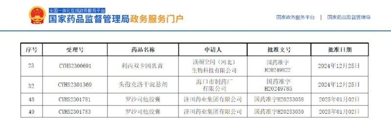 開年喜報，服務項目再增獲批